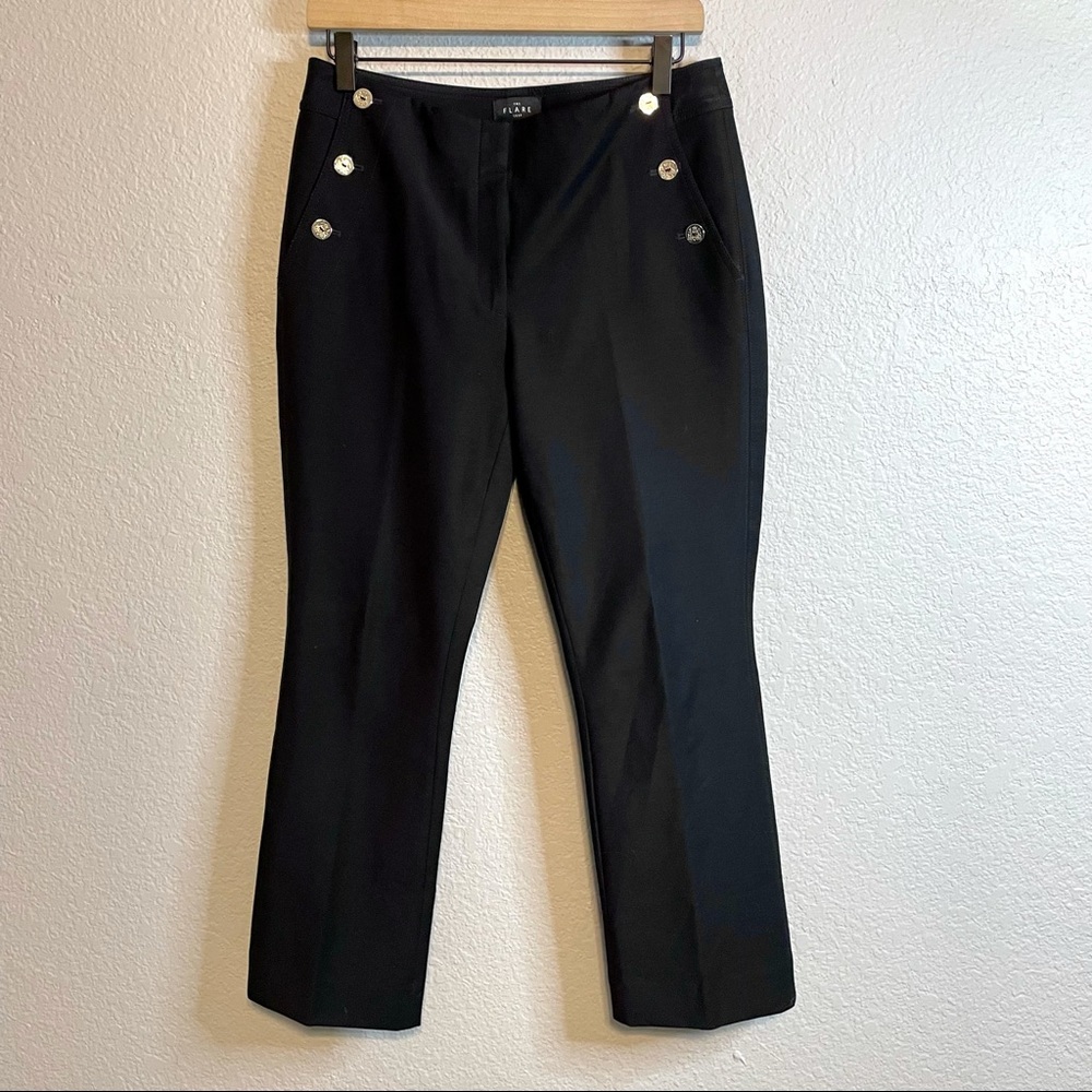White House Black Market Flare Crop Dress Pants